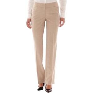 Worthington Women’s 2 Pair Pants Modern Fit Mid Rise Olive Green Tan Size 18